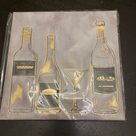 MARTINI COCKTAIL CANVAS ART NWT - Picture 6 of 8